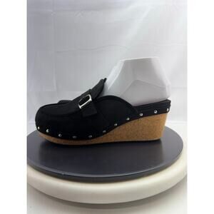 Corkys Adorable Women’s Size 10 Black Studded Slip On Mule Clogs Sandals Shoes